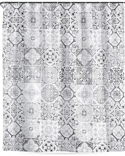 Vonios užuolaida 180x180 cm su kabliukais