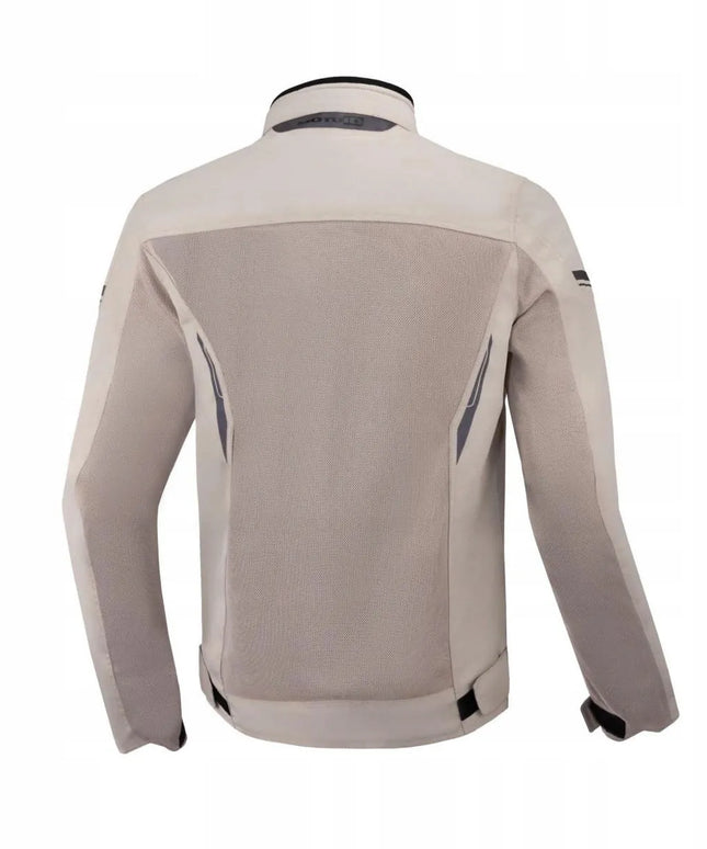 Vyriška tekstilinė motociklininko striukė MOTOID MESH II GREY
