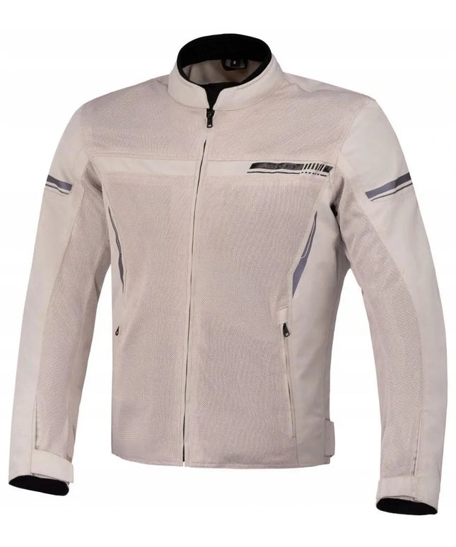 Vyriška tekstilinė motociklininko striukė MOTOID MESH II GREY