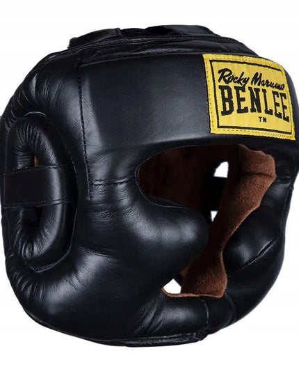 Vyriškas bokso šalmas Benlee FULL FACE PROTECTION, natūrali oda