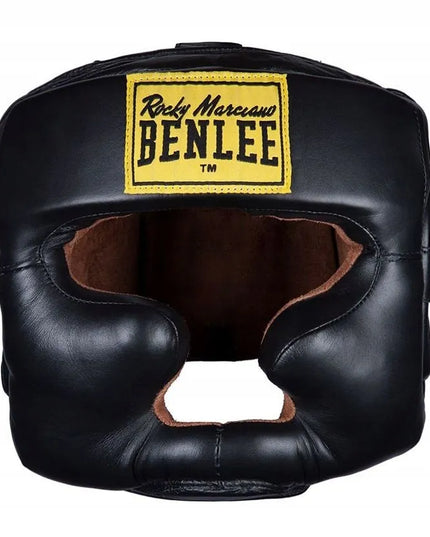Vyriškas bokso šalmas Benlee FULL FACE PROTECTION, natūrali oda