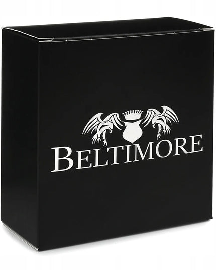 Vyriškas odinis diržas Beltimore, automatinė sagtis, elegantiškas, juodas, premium