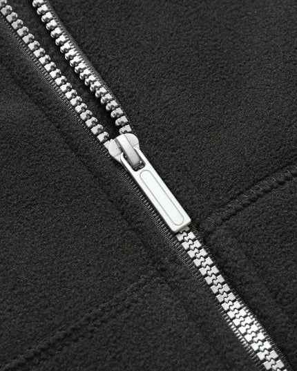 Vyriška šilta sportinė striukė su gobtuvu, užtrauktuku ir kišenėmis – laisvalaikio paminkštintas džemperis rudeniui ir žiemai