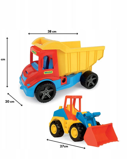 Wader Multi Truck savivartis su ekskavatoriumi 32241