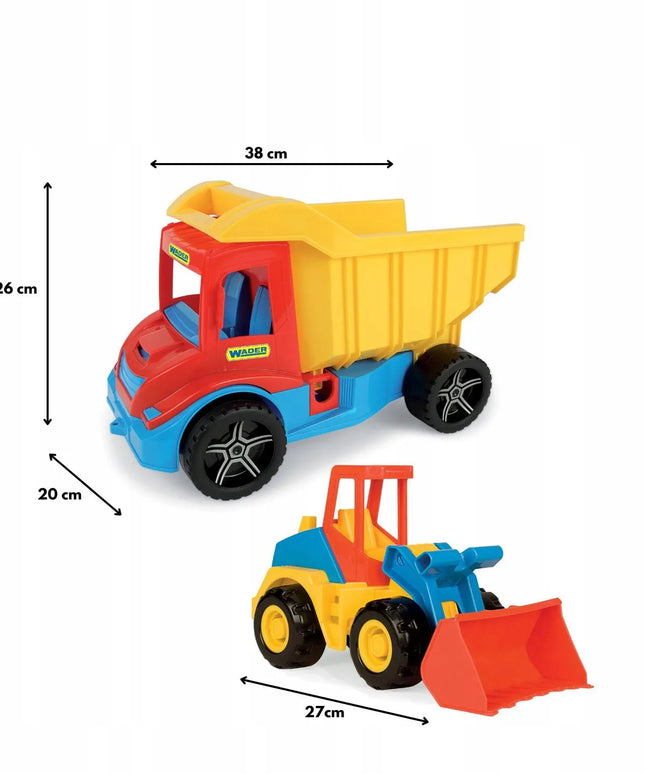 Wader Multi Truck savivartis su ekskavatoriumi 32241