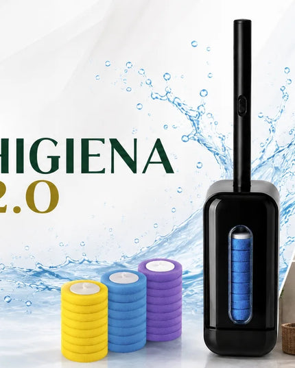 WC šepetys su 24 keičiamais vienkartiniais antgaliais HIGIENA 2.0 DOMIDEKOR