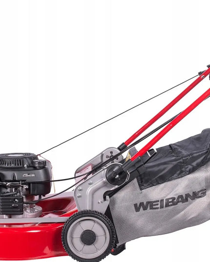 Weibang WB506SC 3in1 benzininė vejapjovė su pavara, 49 cm, Loncin 166 cm³ varikliu