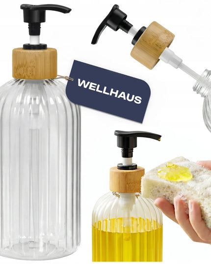 Wellhaus muilo ir indų ploviklio dozatorius, 500 ml, blizgus