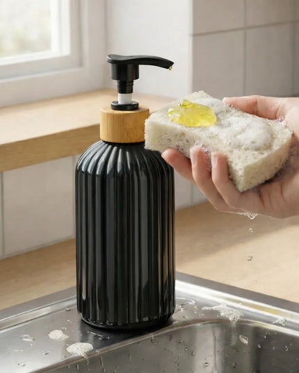 Wellhaus muilo ir indų ploviklio dozatorius, 500 ml, juodas