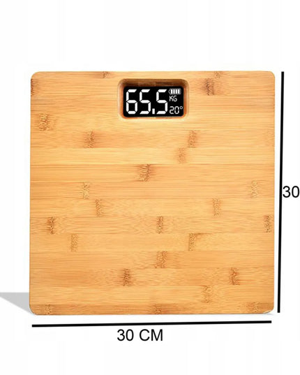 WENKO elektroninės bambukinės vonios svarstyklės, 180 kg