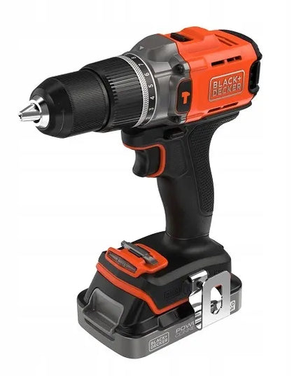 Smūginis gręžtuvas-suktuvas 45Nm, 18V Black+Decker [BCD383D2XK-QW]