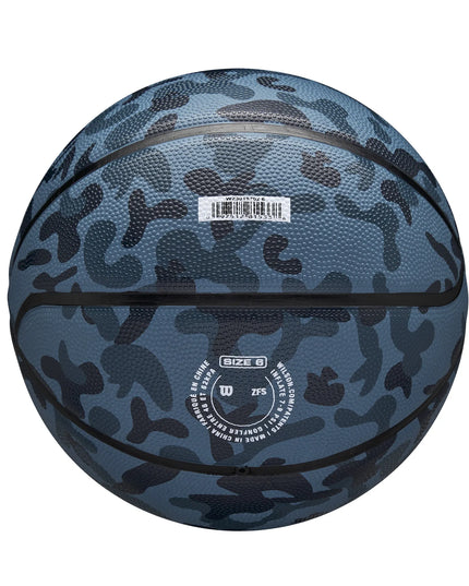 WILSON MVP 6 CAMO Blue krepšinio kamuolys guminis gatvės krepšiniui