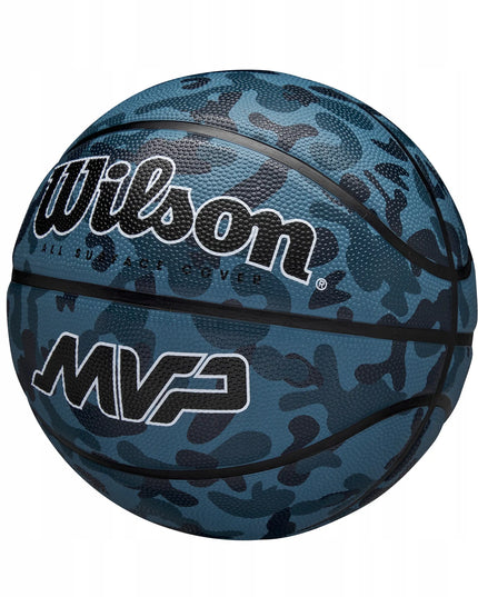 WILSON MVP 6 CAMO Blue krepšinio kamuolys guminis gatvės krepšiniui