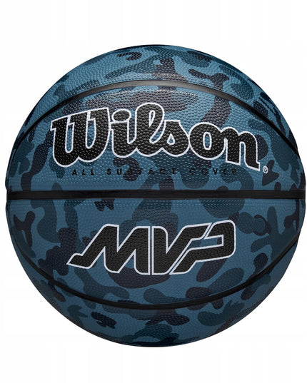 WILSON MVP 6 CAMO Blue krepšinio kamuolys guminis gatvės krepšiniui