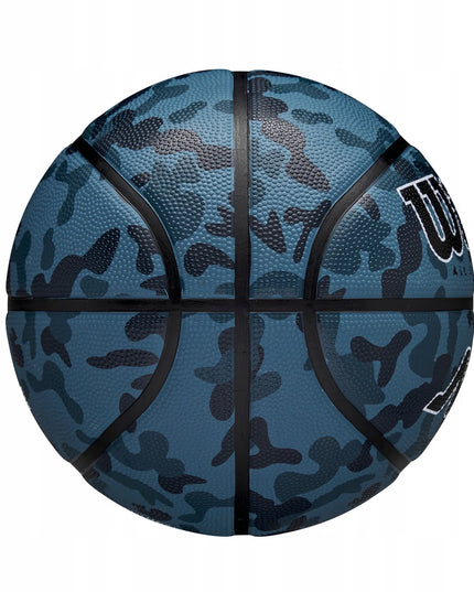 WILSON MVP 6 CAMO Blue krepšinio kamuolys guminis gatvės krepšiniui