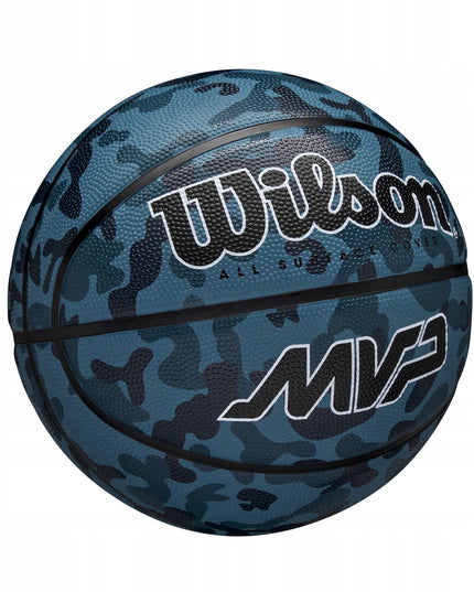 WILSON MVP 6 CAMO Blue krepšinio kamuolys guminis gatvės krepšiniui