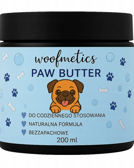 Woofmetics Paw Butter – Bekvapis balzamas šunų letenėlių priežiūrai 200 ml