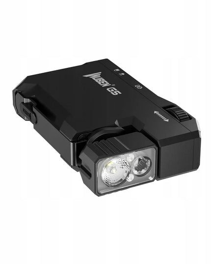 Wuben G5 Black 400 liumenų įkraunamas kišeninis EDC žibintuvėlis