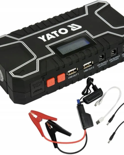 Yato 12000 mAh 12 V 500 A pagalbinio užvedimo įrenginys
