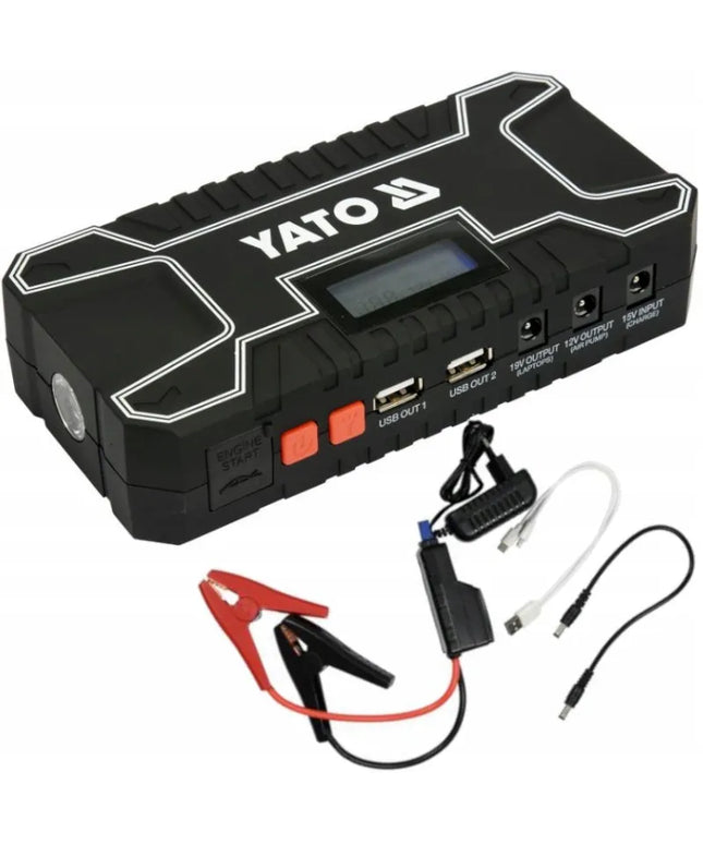 Yato 12000 mAh 12 V 500 A pagalbinio užvedimo įrenginys