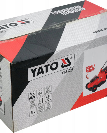 Yato akumuliatorinė vejapjovė 43 cm, 36 V (2x18 V), korpusas