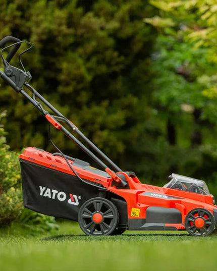 Yato akumuliatorinė vejapjovė 43 cm, 36 V (2x18 V), korpusas