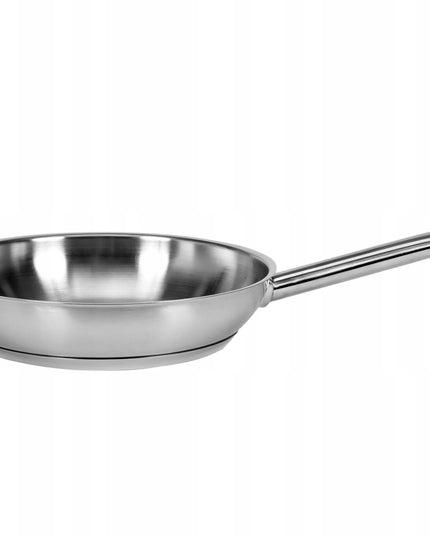 Yato tradicinė nerūdijančio plieno keptuvė 24 cm, skirta indukcinėms ir dujinėms viryklėms