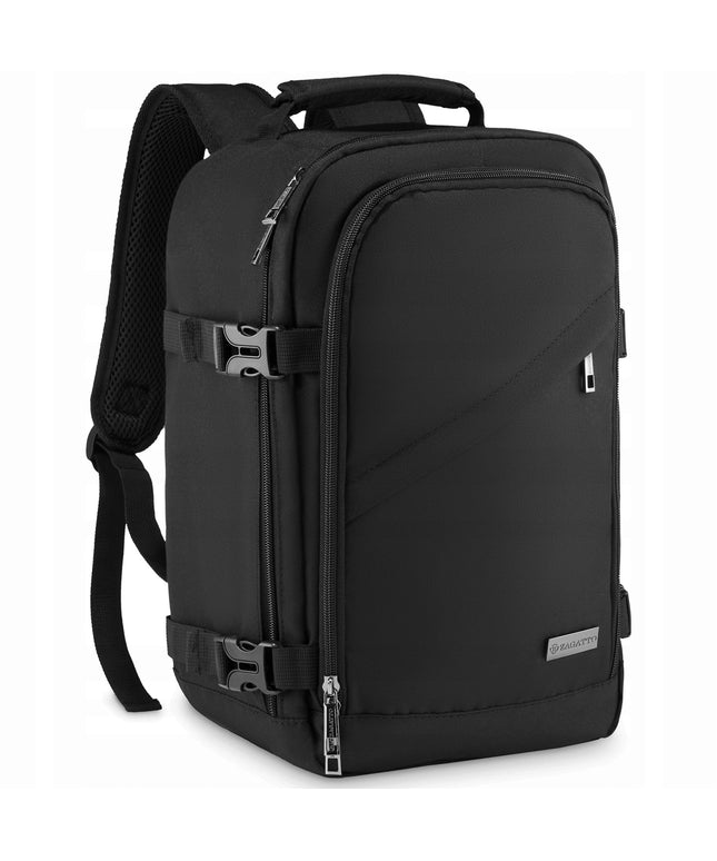 Zagatto 40x20x25 cm kelioninė kuprinė – lengvas ir patogus rankinis bagažas lėktuvui, atitinkantis Ryanair reikalavimus