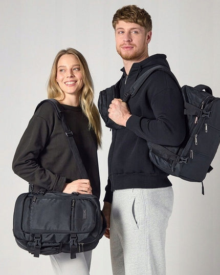 ZAGATTO juoda kelioninė kuprinė 40x25x20 cm – nemokamas rankinis bagažas į lėktuvą RYANAIR, Wizzair