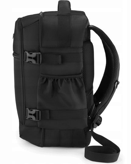 ZAGATTO juoda kelioninė kuprinė 40x25x20 cm – nemokamas rankinis bagažas į lėktuvą RYANAIR, Wizzair