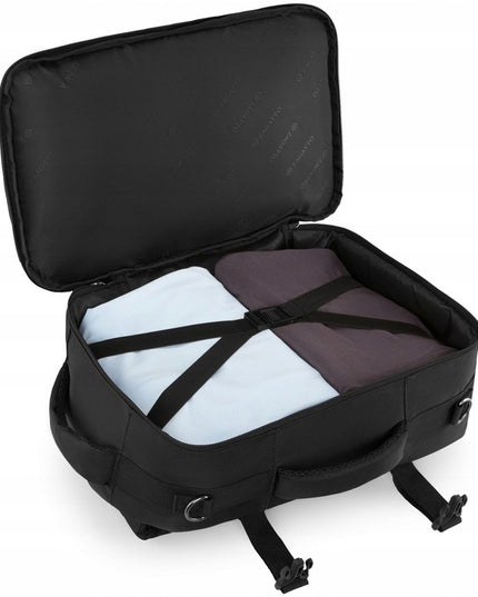 ZAGATTO juoda kelioninė kuprinė 40x25x20 cm – nemokamas rankinis bagažas į lėktuvą RYANAIR, Wizzair