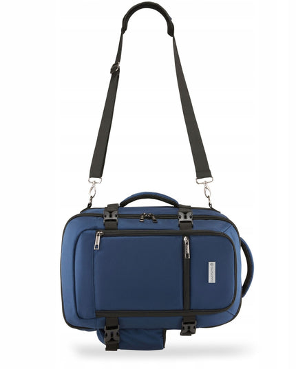 ZAGATTO mėlyna kelioninė kuprinė 40x25x20 cm – nemokamas rankinis bagažas į lėktuvą RYANAIR, Wizzair, modelis ZG921