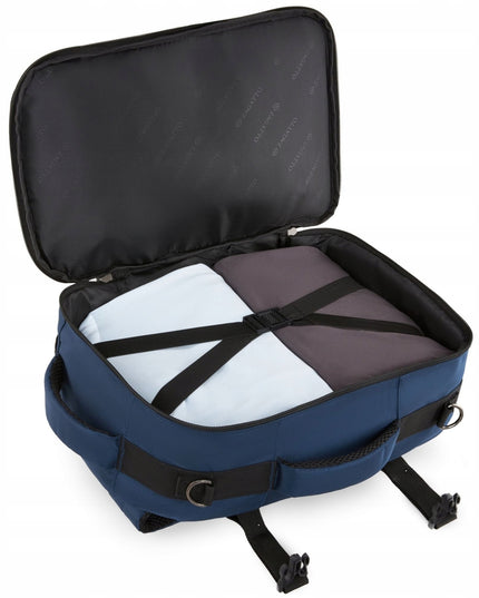 ZAGATTO mėlyna kelioninė kuprinė 40x25x20 cm – nemokamas rankinis bagažas į lėktuvą RYANAIR, Wizzair, modelis ZG921
