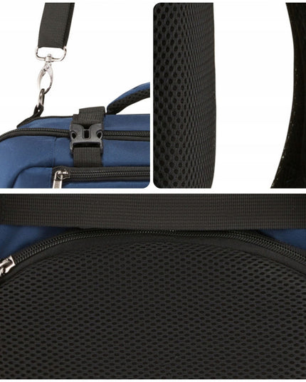ZAGATTO mėlyna kelioninė kuprinė 40x25x20 cm – nemokamas rankinis bagažas į lėktuvą RYANAIR, Wizzair, modelis ZG921