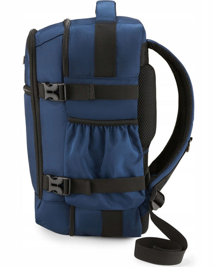 ZAGATTO mėlyna kelioninė kuprinė 40x25x20 cm – nemokamas rankinis bagažas į lėktuvą RYANAIR, Wizzair, modelis ZG921