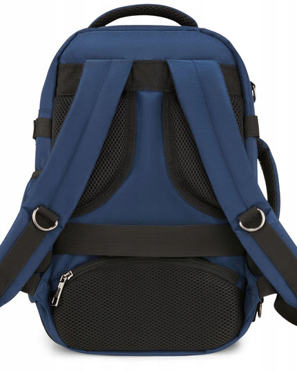 ZAGATTO mėlyna kelioninė kuprinė 40x25x20 cm – nemokamas rankinis bagažas į lėktuvą RYANAIR, Wizzair, modelis ZG921