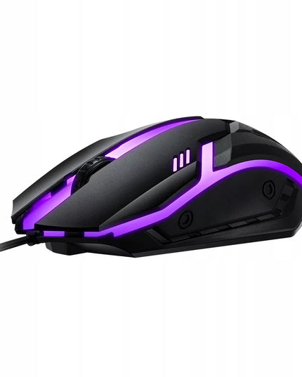 Žaidėjų rinkinys T-WOLF TF270: klaviatūra ir pelė su RGB LED apšvietimu