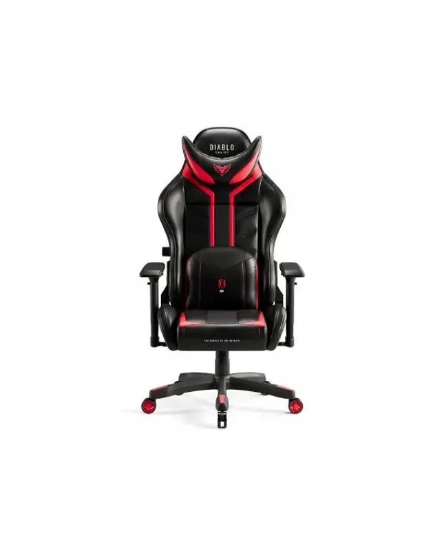 Žaidimų kėdė Diablo Chairs X-Ray 2.0 Normal Size juoda-raudona