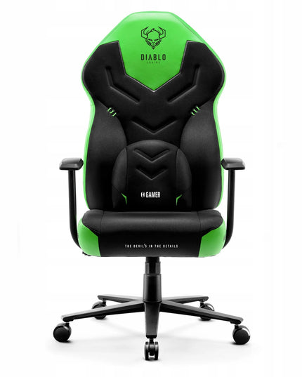 Žaidimų kėdė Diablo X-Gamer 2.0 Normal Size Green Emerald