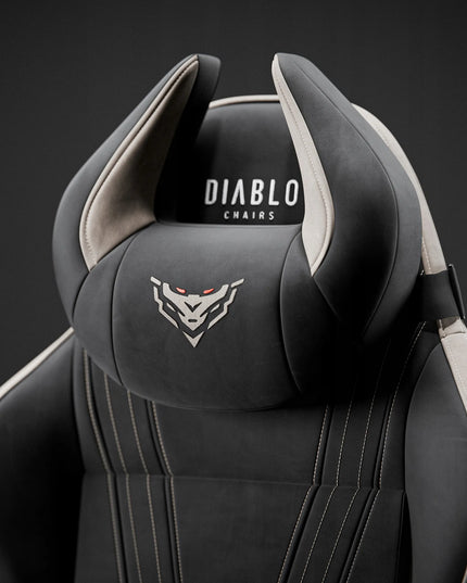 Žaidimų kėdė Diablo X-Horn 2.0 Normal Size, Camel Black (juoda-pilka)