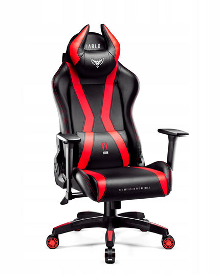 Žaidimų kėdė Diablo X-Horn 2.0 Normal Size, juoda ir raudona