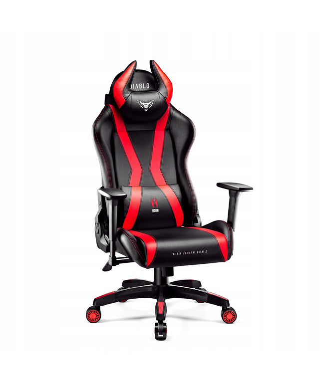 Žaidimų kėdė Diablo X-Horn 2.0 Normal Size, juoda ir raudona