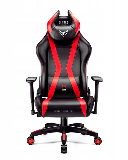 Žaidimų kėdė Diablo X-Horn 2.0 Normal Size, juoda ir raudona