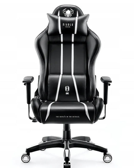 Žaidimų kėdė Diablo X-One 2.0, eko oda, juoda ir balta