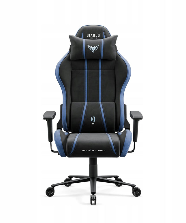 Žaidimų kėdė Diablo X-One 2.0 medžiaginė, Normal dydžio, Night Blue