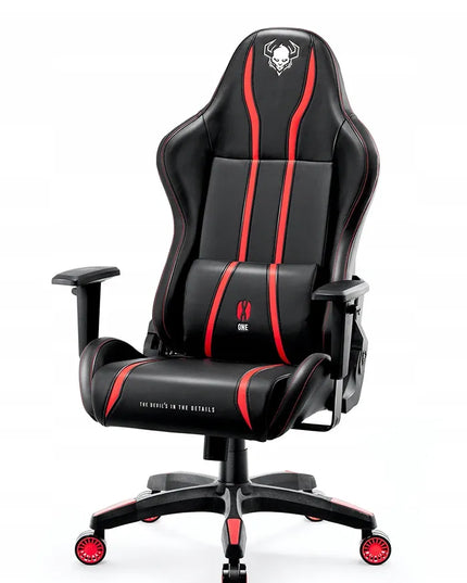 Žaidimų kėdė Diablo X-One 2.0, Normal Size: juoda-raudona