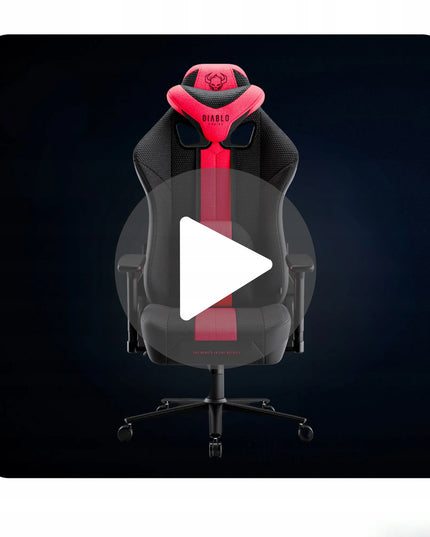 Žaidimų kėdė DIABLO X-Player 2.0 Normal Size karmino ir antracito spalvos