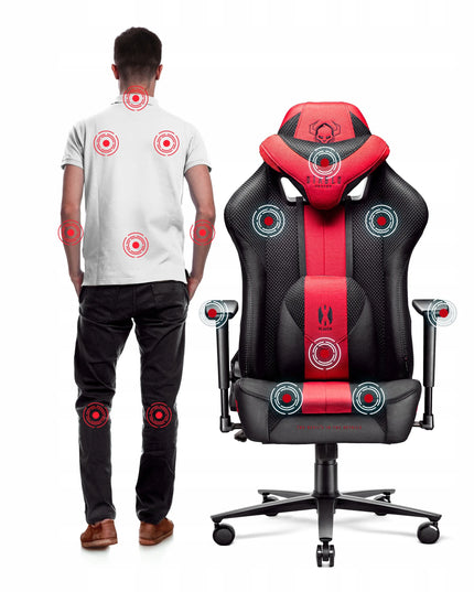 Žaidimų kėdė DIABLO X-Player 2.0 Normal Size karmino ir antracito spalvos