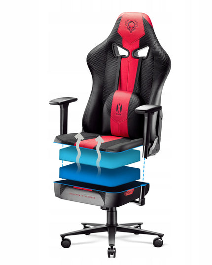 Žaidimų kėdė DIABLO X-Player 2.0 Normal Size karmino ir antracito spalvos