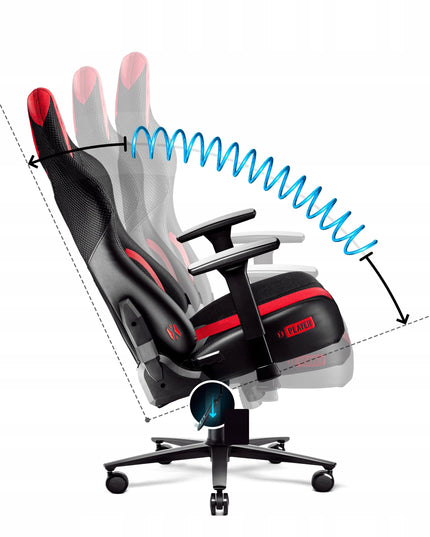 Žaidimų kėdė DIABLO X-Player 2.0 Normal Size karmino ir antracito spalvos
